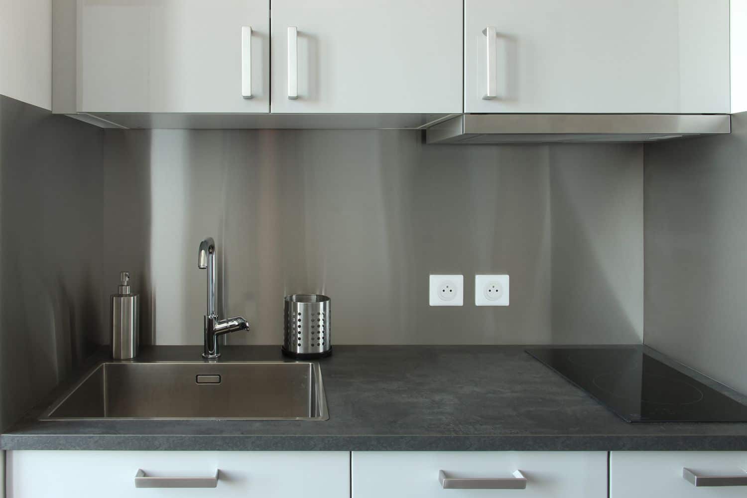 crédence inox