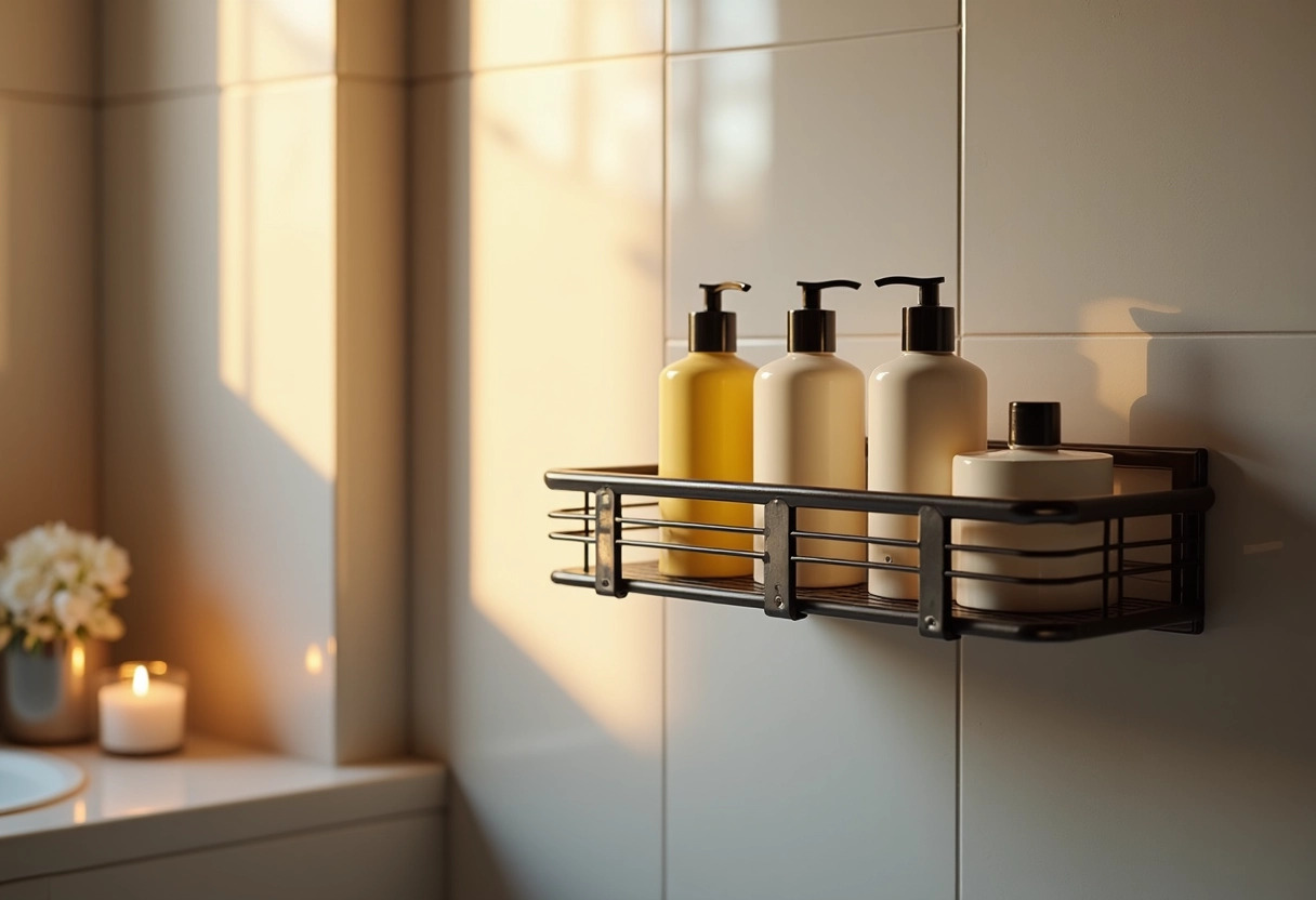 rangement douche