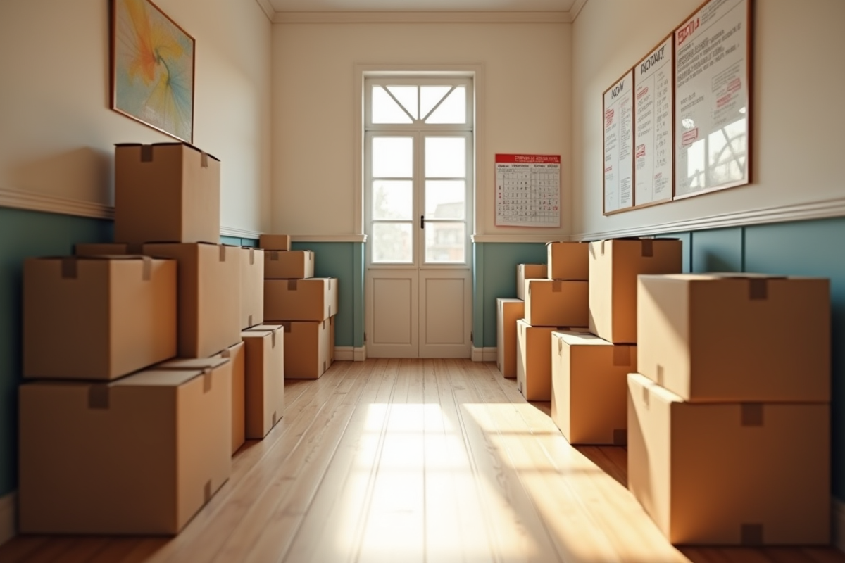 cartons déménagement