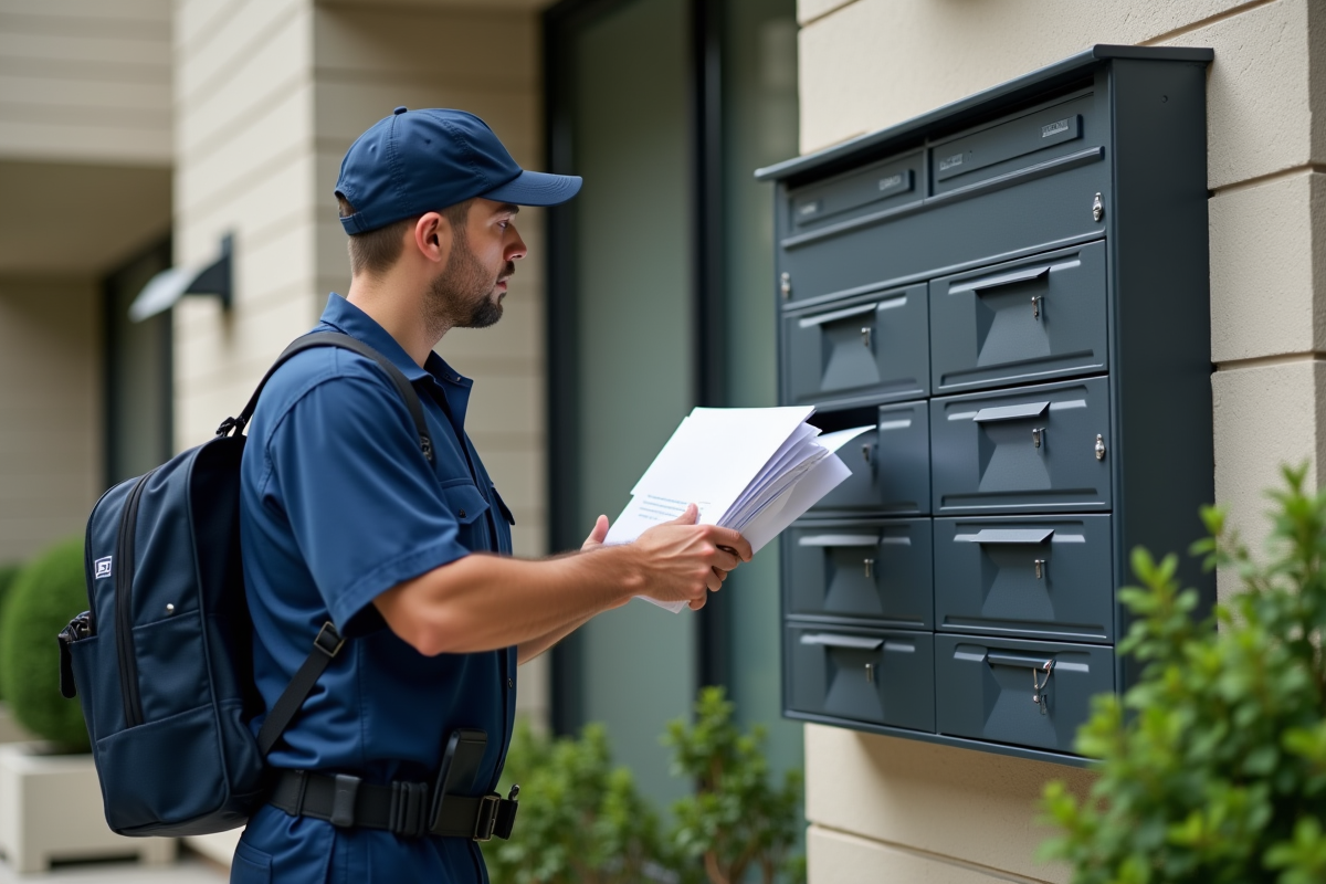 courrier temporaire