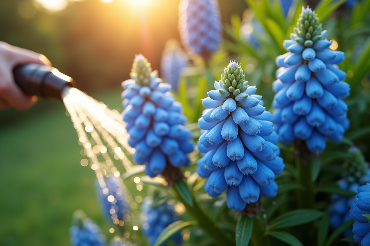 arbuste bleu